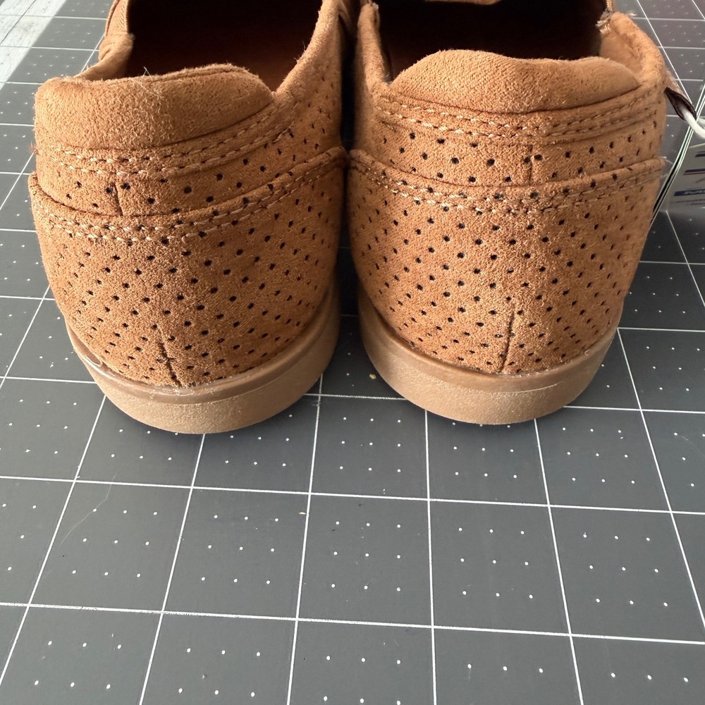 Skechers Bobs Suede Slip-On Flats in Light Brown - Picture 5 of 7